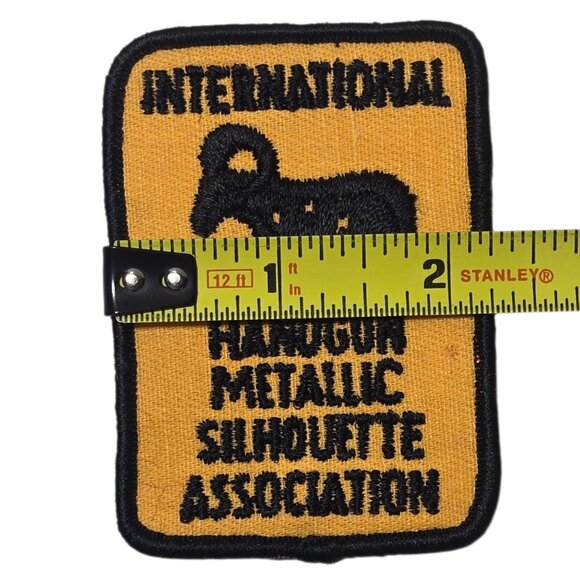 International Handgun Metallic Silhouette Association Patch Vintage 1970s - Picture 4 of 7